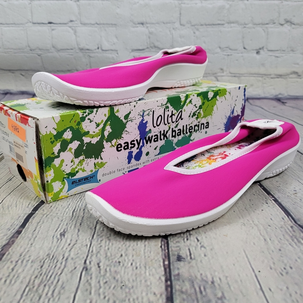 Arcopedico Pink Easy Walk Ballerina Flats (no box)